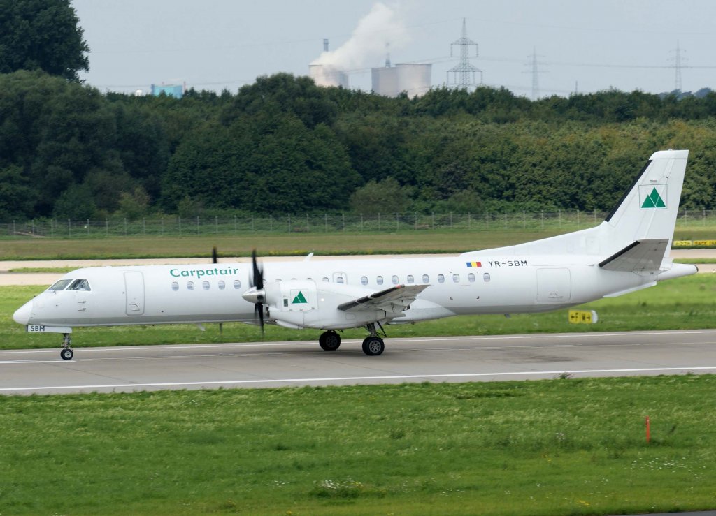Carpatair, YR-SBM, Saab 2000, 2010.08.28, DUS-EDDL, Dsseldorf 

