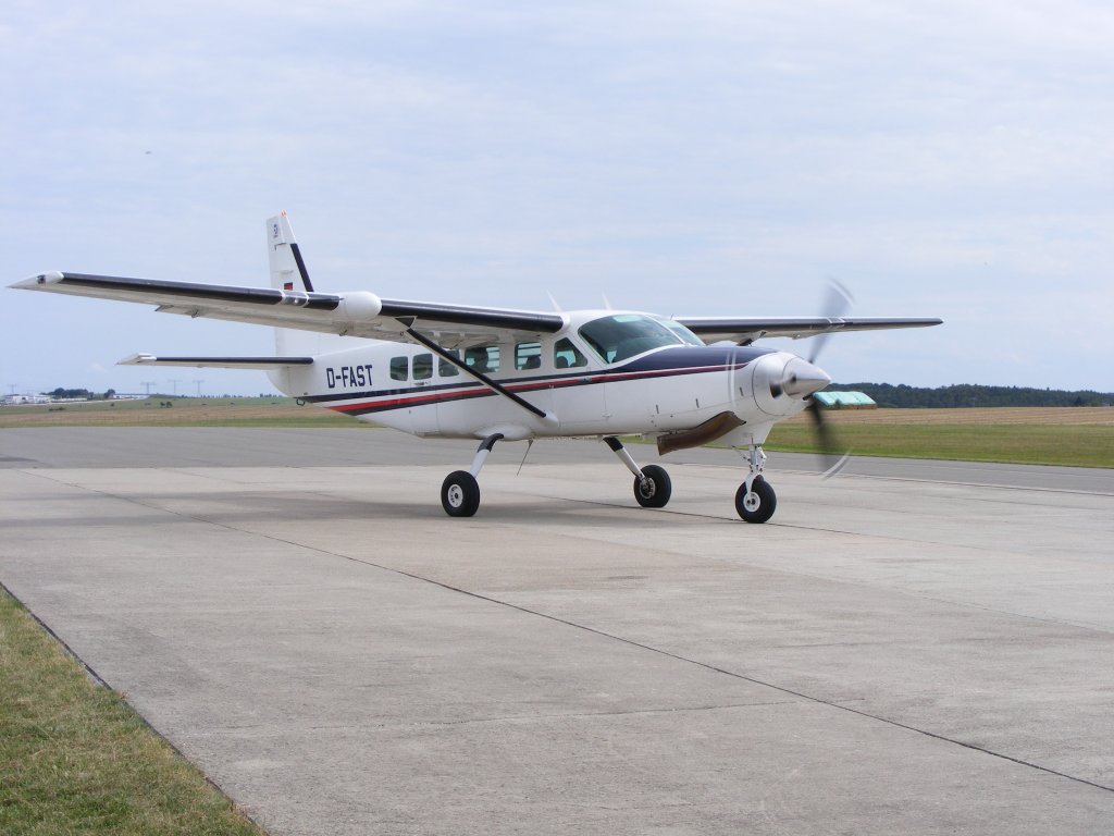 Cessna 208 Caravan D-FAST Springermaschine von Aero Fallschirmsport in Gera EDAJ 6.9.2008