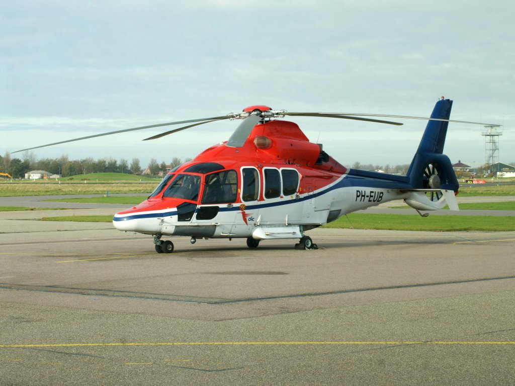 CHC Helicopters Netherlands, PH-EUB, Eurocopter, EC-155 B-1 Dauphin, 31.10.2011, EHKD-DHR, Den Helder, Netherlands