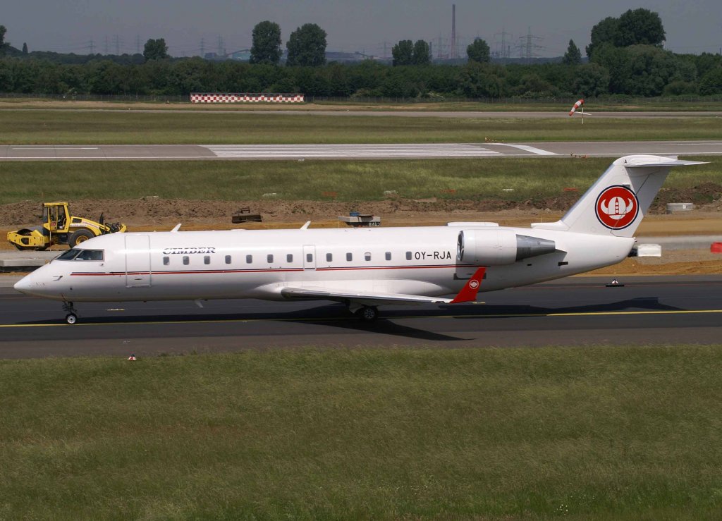 Cimber Air, OY-RJA, Bombardier CRJ-200 LR, 2008.06.02, DUS, Dsseldorf, Germany