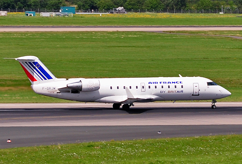 CL-600-2B19 RegionalJet CRJ-100 ER der Air France - F-GRJM - in DUS 24.07.2012