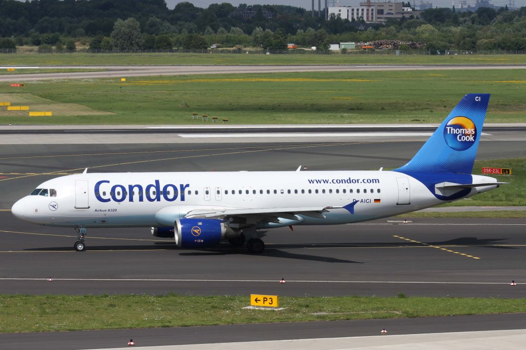 Condor-Berlin, D-AICI, Airbus, A 320-200, 11.08.2012, DUS-EDDL, Dsseldorf, Germany 
