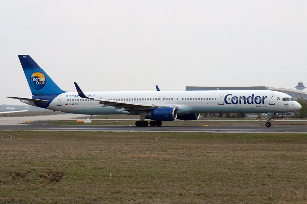 Condor, D-ABOE, Boeing, B757-330, 14.04.2012, FRA, Frankfurt, Germany 



