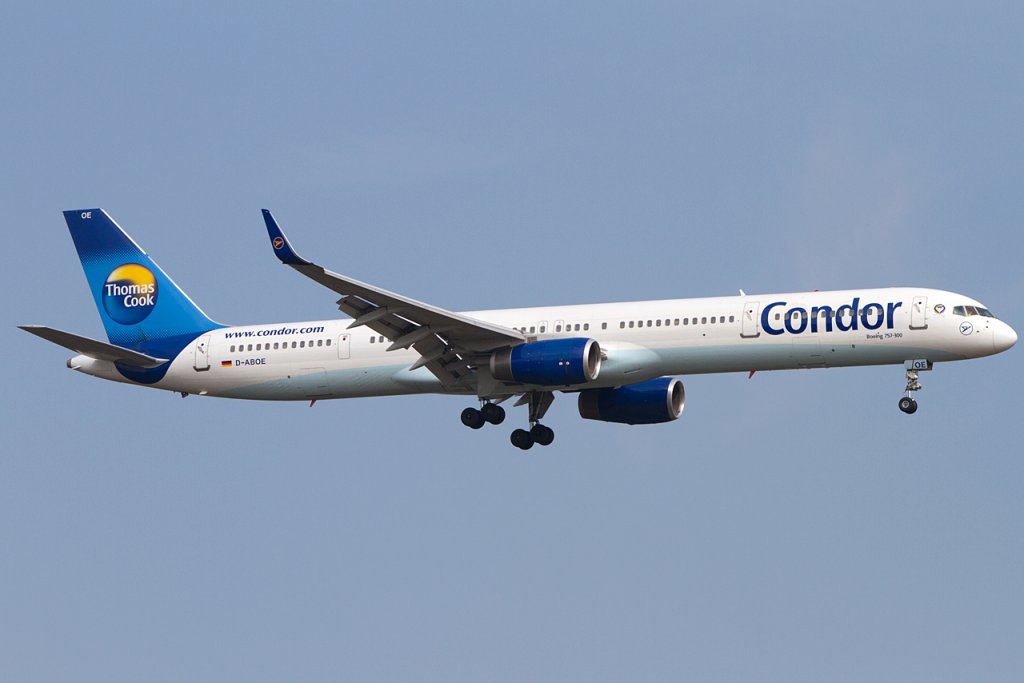 Condor, D-ABOE, Boeing, B757-330, 14.04.2012, FRA, Frankfurt, Germany 




