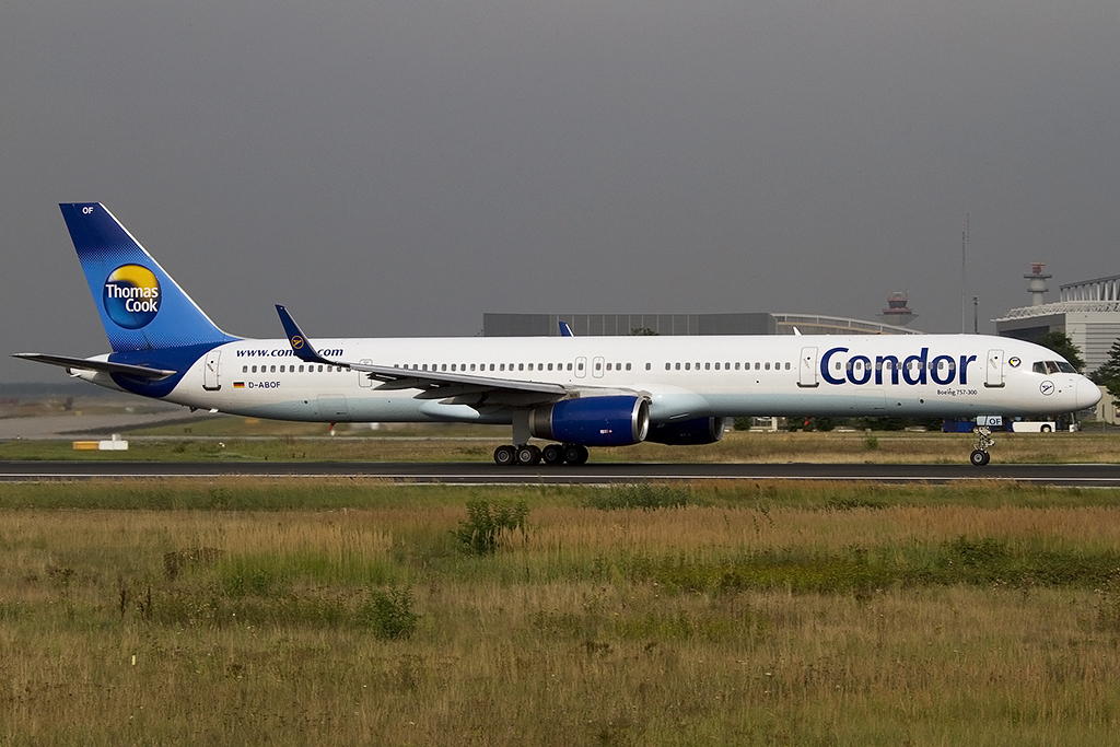 Condor, D-ABOF, Boeing, B757-330, 21.08.2012, FRA, Frankfurt, Germany 






