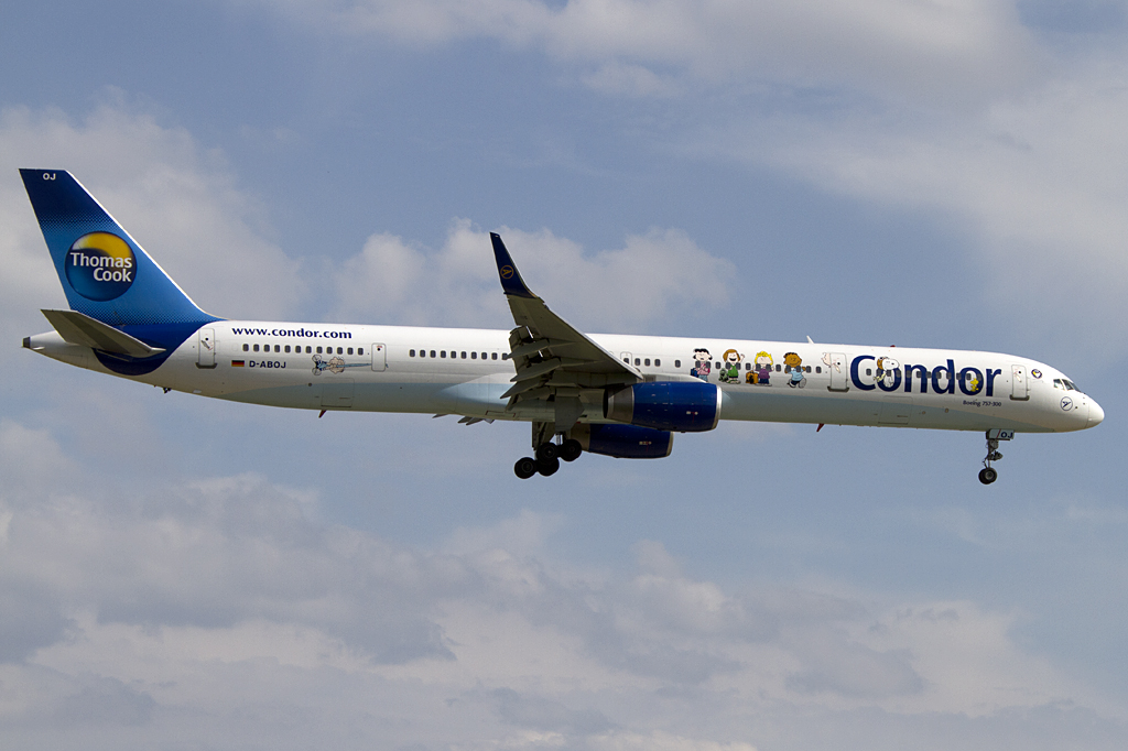 Condor, D-ABOJ, Boeing, B757-330, 07.07.2011, DUS, Duesseldorf, Germany



