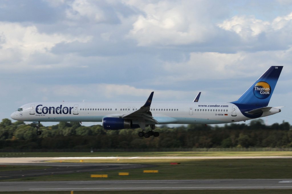 Condor, D-ABOM, Boeing, 757-300 wl, 22.09.2012, DUS-EDDL, Dsseldorf, Germany