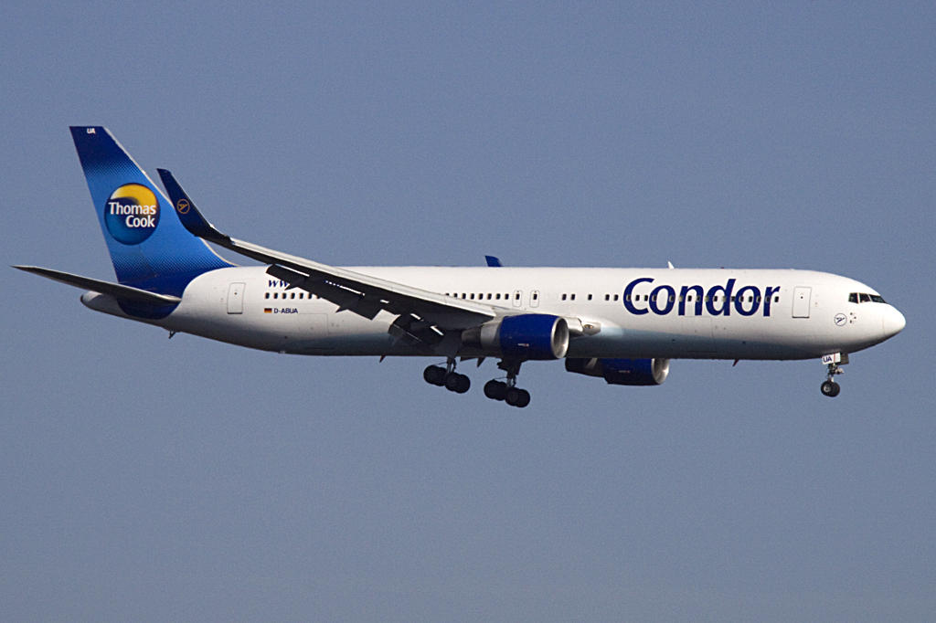 Condor, D-ABUA, Boeing, B767-330, 24.04.2010, FRA, Frankfurt, Germany 

