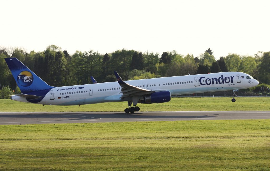 Condor,D-ABOL,(c/n29021),Boeing 757-330,30.04.2012,HAM-EDDH,Hamburg,Germany