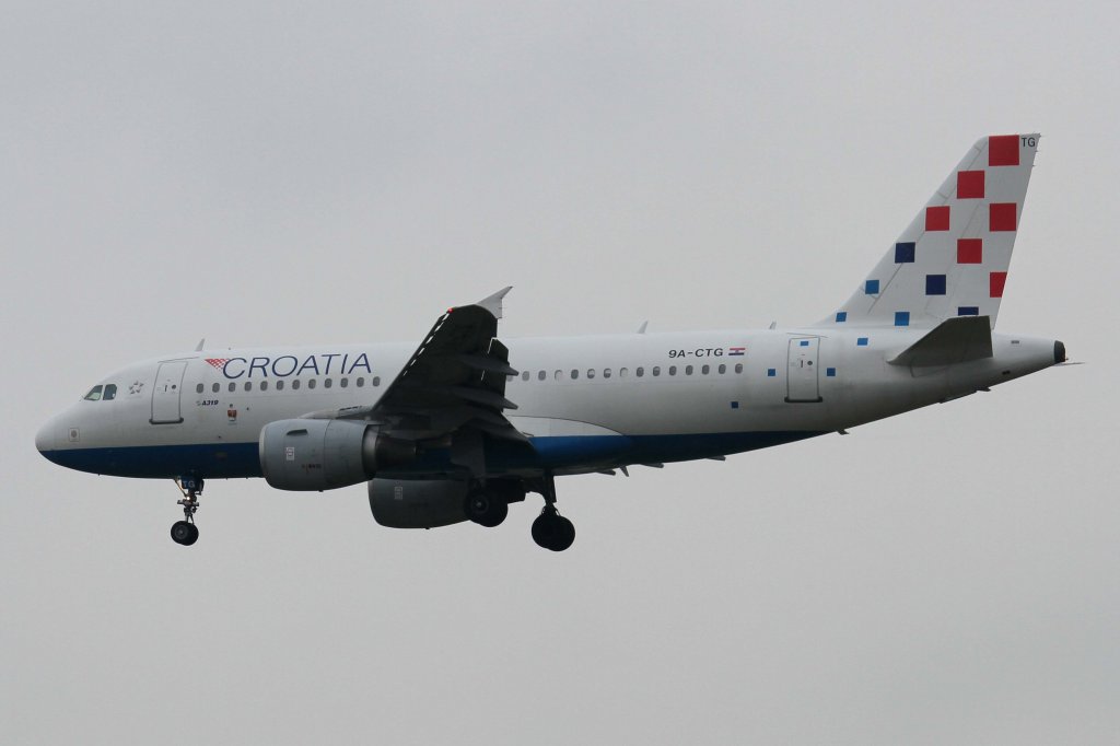 Croatia Airlines, 9A-CTG  Zadar , Airbus, A 319-100, 24.08.2012, FRA-EDDF, Frankfurt, Germany
