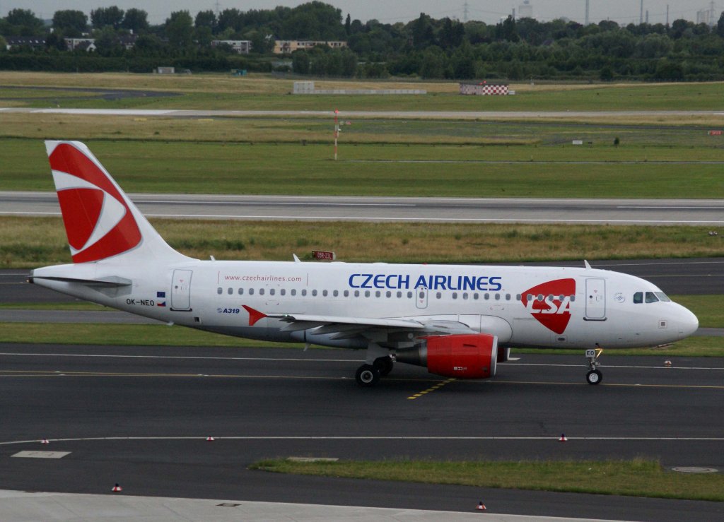 CSA - Czech Airlines, OK-NEO  Dyje , Airbus A 319-100, 10.06.2011, DUS-EDDL, Dsseldorf, Germany 


