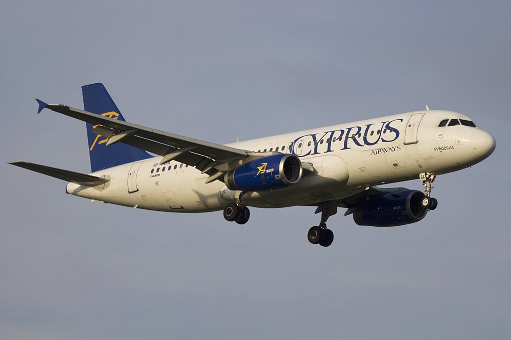 Cyprus Airways, 5B-DBA, Airbus, A320-231, 02.12.2009, ZRH, Zrich, Switzerland 

