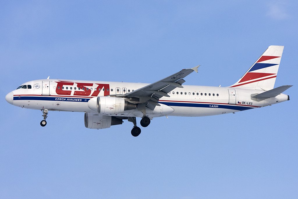 Czech Airlines, OK-LEG, Airbus, A320-216, 10.01.2010, PRG, Prag, Czechoslovakia 


