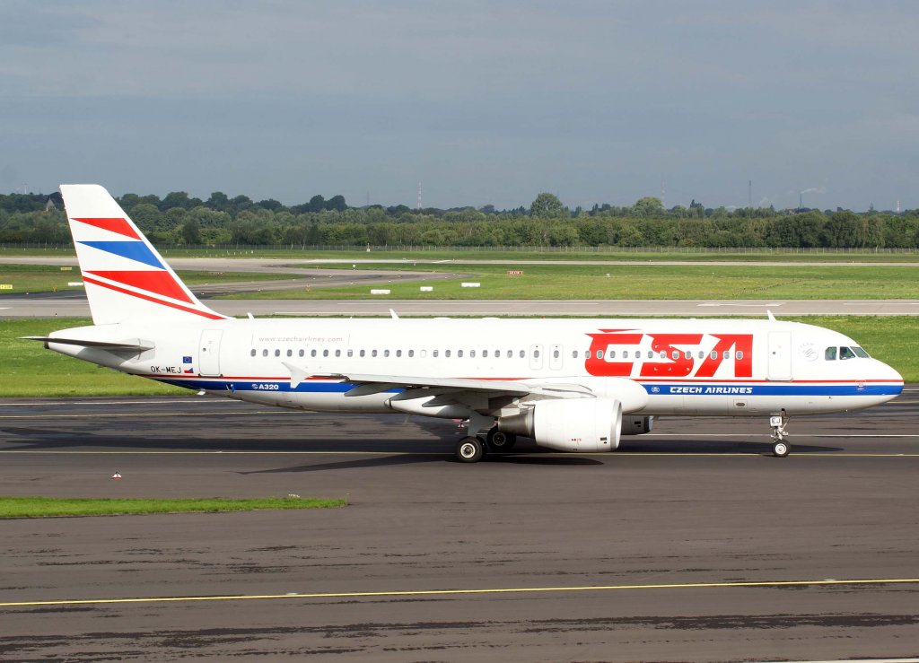 Czech Airlines, OK-MEJ, Airbus A 320-200 (Krkonose), 2010.08.28, DUS-EDDL, Dsseldorf, Germany 

