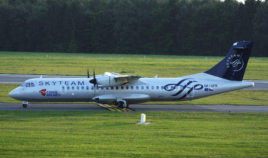 Czech Airlines(CSA),OK-GFR,(c/n681),ATR 72-212A,16.09.2012,HAM-EDDH,Hamburg,Germany