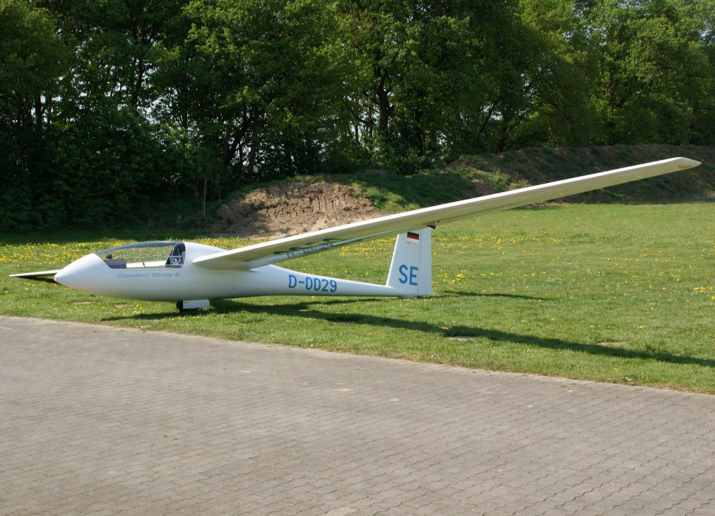 D-0029, Schempp-Hirth Standard Cirrus B, 24.04.2011, EDLG, Goch (Asperden), Germany