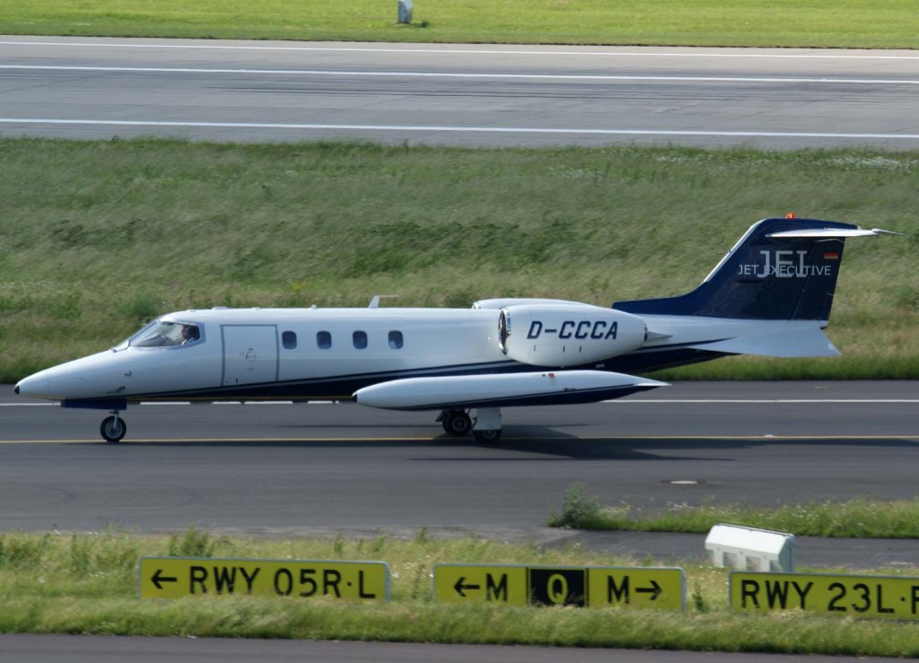 D-CCCA, Learjet 35 A, Jet Executive International Charter, 2010.06.11, DUS-EDDL, Dsseldorf, Germany 

