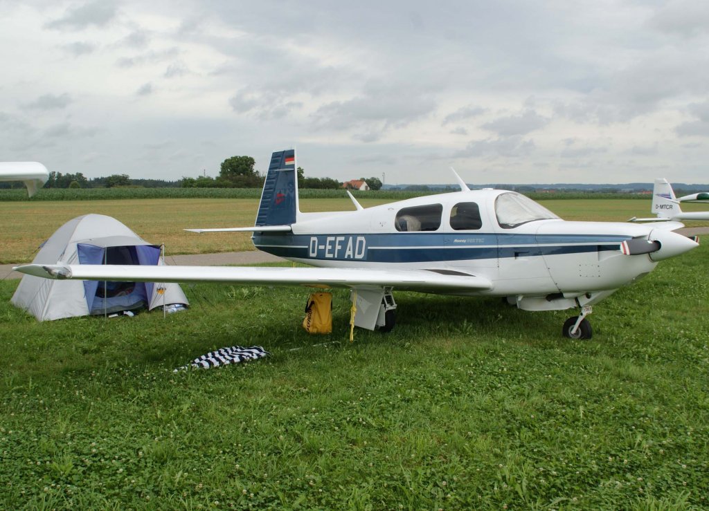 D-EFAD, Mooney MK-20 K-231, 2009.07.17, EDMT, Tannheim (Tannkosh 2009), Germany