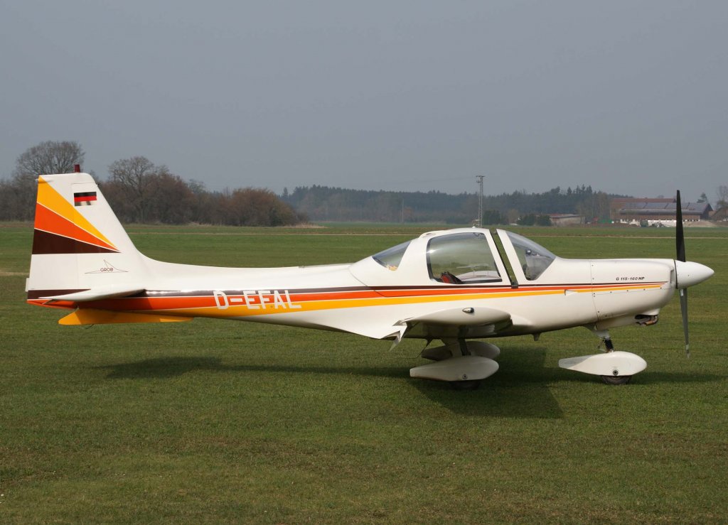 D-EFAL, Grob G 115-160 Hp, 2009.04.05, EDMT, Tannheim, Germany