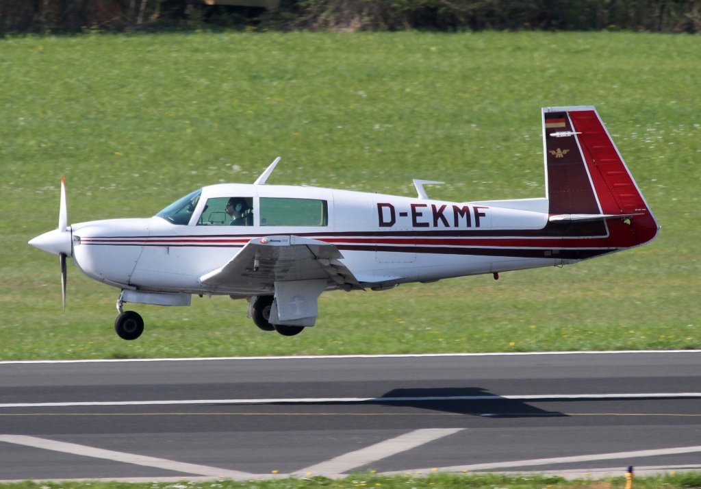 D-EKMF, Mooney, M-20 J-201, 24.04.2013, EDNY-FDH, Friedrichshafen, Germany