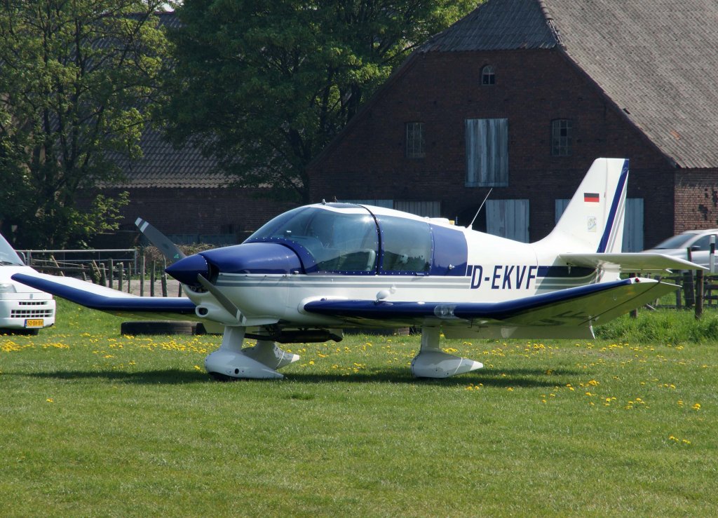 D-EKVF, Robin DR-400-180 Regent, 24.04.2011, EDLG, Goch (Asperden), Germany
