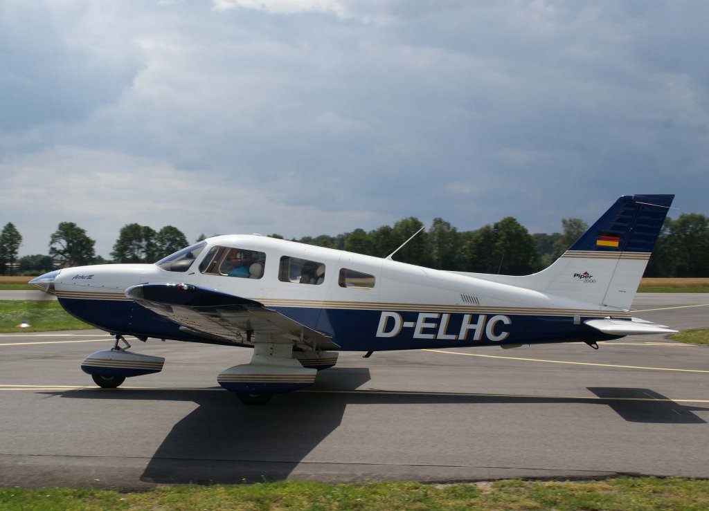 D-ELHC, Piper PA-28-181 Cherokee Archer II, 09.07.2011, EDLS, Stadtlohn-Vreden, Germany 

