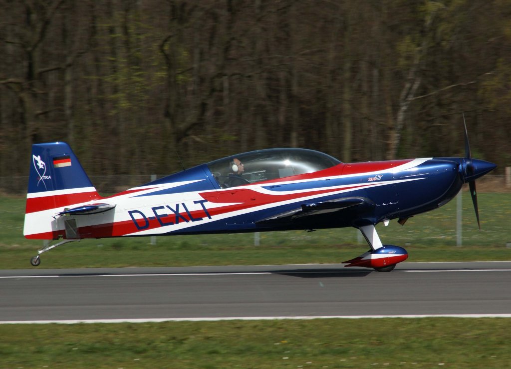 D-EXLT, Extra EA-330 LT, 10.04.2011, EDLD, Dinslaken Schwarze-Heide, Germany 

