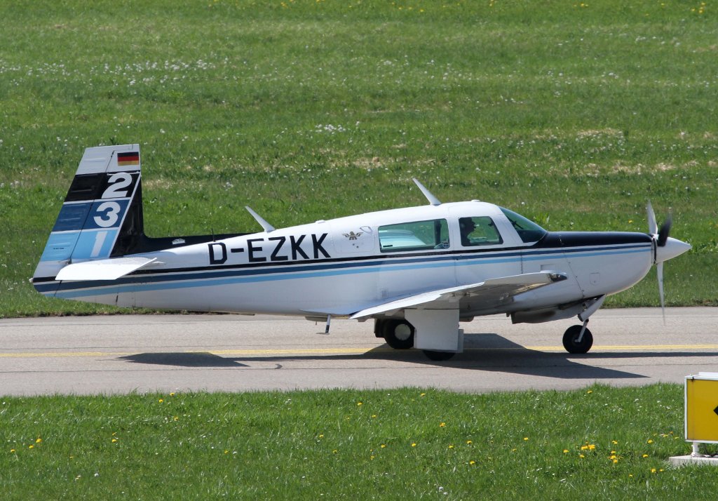 D-EZKK, Mooney, M-20 K-231, 24.04.2013, EDNY-FDH, Friedrichshafen, Germany