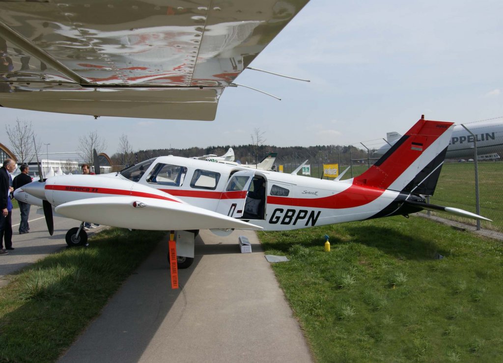 D-GBPN, Piper PA-34-200 T Seneca II, 2010.04.08, FDH-EDNY, Friedrichshafen (Aero 2010), Germany 

