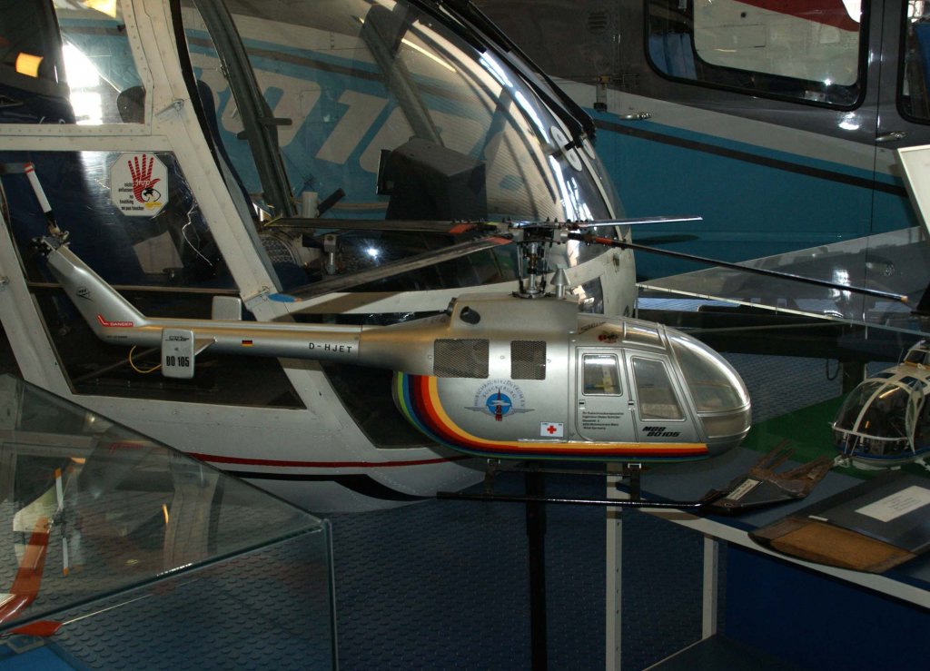D-HJET, Modell Bo-108, 26.07.2009, Hubschraubermuseum Bckeburg, Germany 

