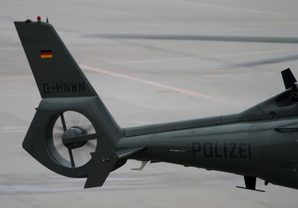 D-HNWN, Eurocopter, EC-155 B Dauphin (Heckrotor), Polizei/Nordrhein Westfalen, 11.03.2013, DUS-EDDL, Dsseldorf, Germany
