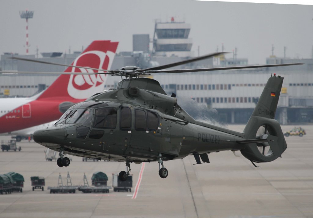 D-HNWN, Eurocopter, EC-155 B Dauphin, Polizei/Nordrhein Westfalen, 11.03.2013, DUS-EDDL, Dsseldorf, Germany