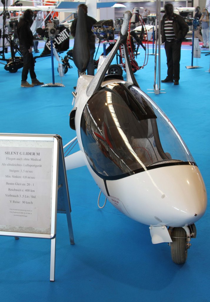 D-MGRA, Silent Family, Silent Glider M, 24.04.2013, Aero 2013 (EDNY-FDH), Friedrichshafen, Germany