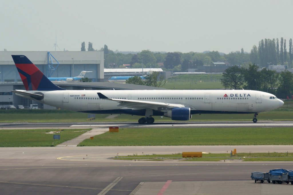 Delta Airlines, N803NW, Airbus, A 330-300, 25.05.2012, AMS-EHAM, Amsterdam (Schiphol), Niederlande 