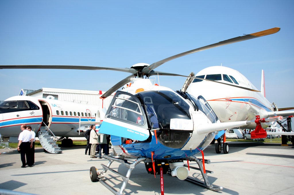 DLR Flugbetriebe EC 135 T1 D-HFHS am 08.06.2010 auf der ILA 2010 in Berlin-Schnefeld