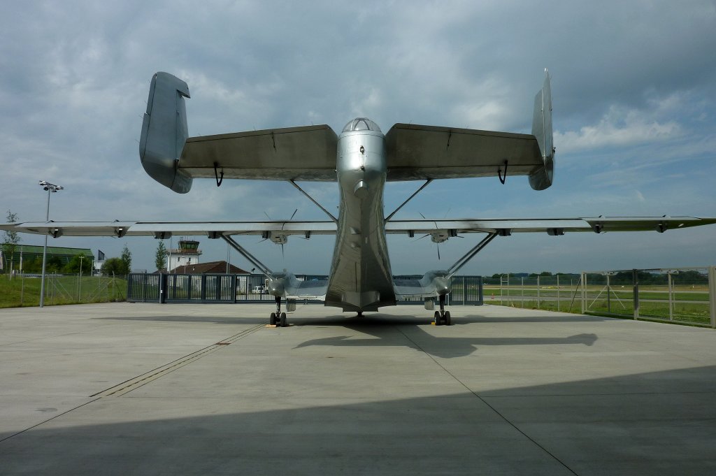 Dornier Do 24 ATT, Heckansicht des Flugbootes, Aug.2012