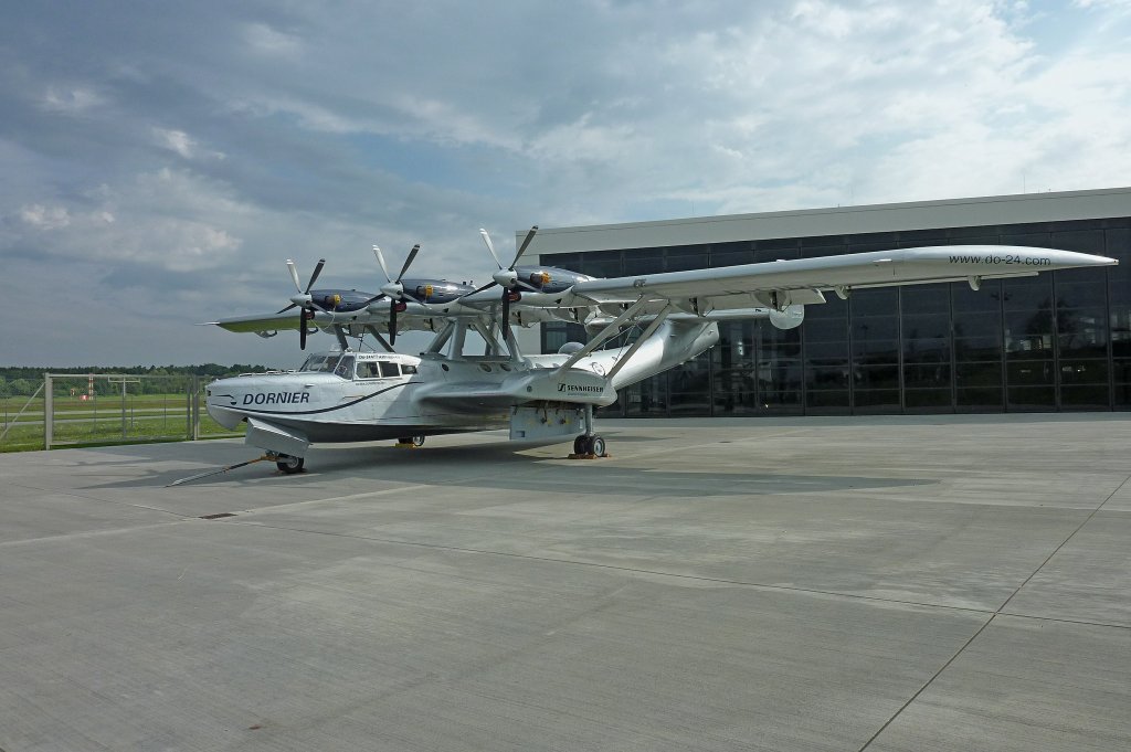 Dornier Do 24 ATT, steht im Freigelnde des Dornier Museums, Aug.2012