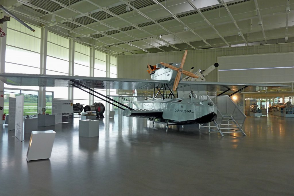 Dornier Wal, Nachbau des Flugbootes von 1922, Dornier Museum Friedrichshafen, Aug.2012