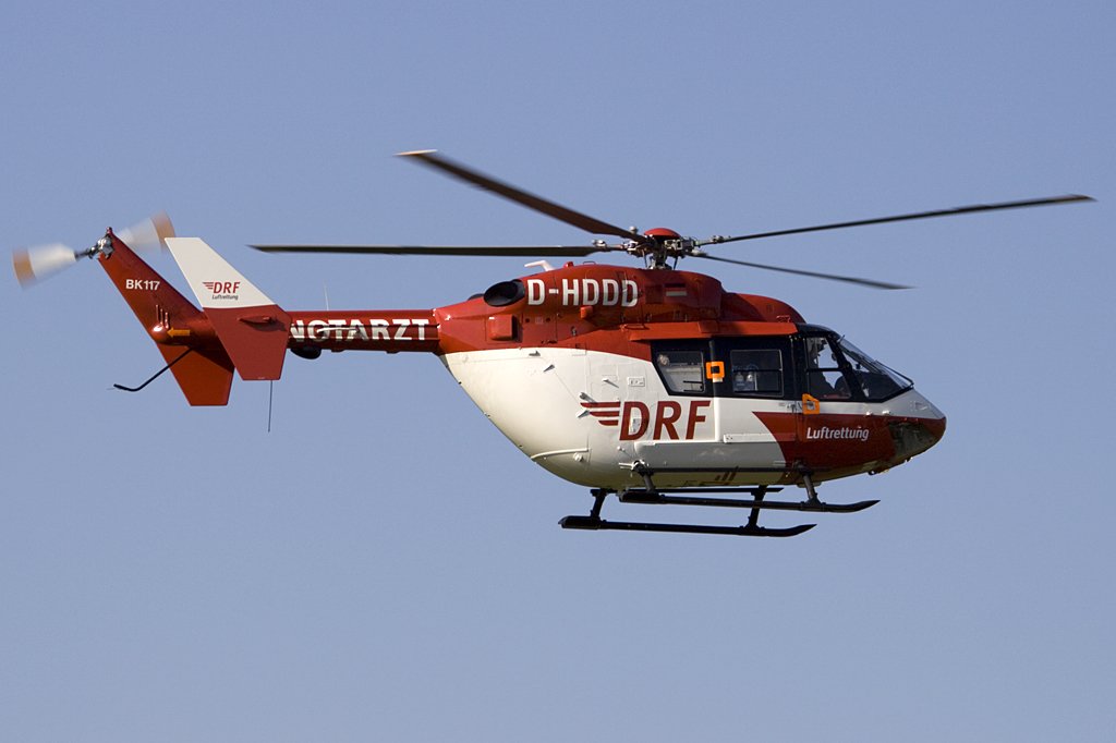 DRF, D-HDDD, Eurocopter, BK-117B-2, 06.09.2009, EDST, Hahnweide, Germany 



