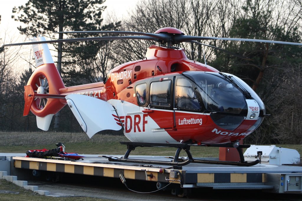 DRF Luftrettung 
Eurocopter EC-135 P2+ 
D-HDRX 
St.Vincentius Hospitel, Karlsruhe,Germany
08.03.11