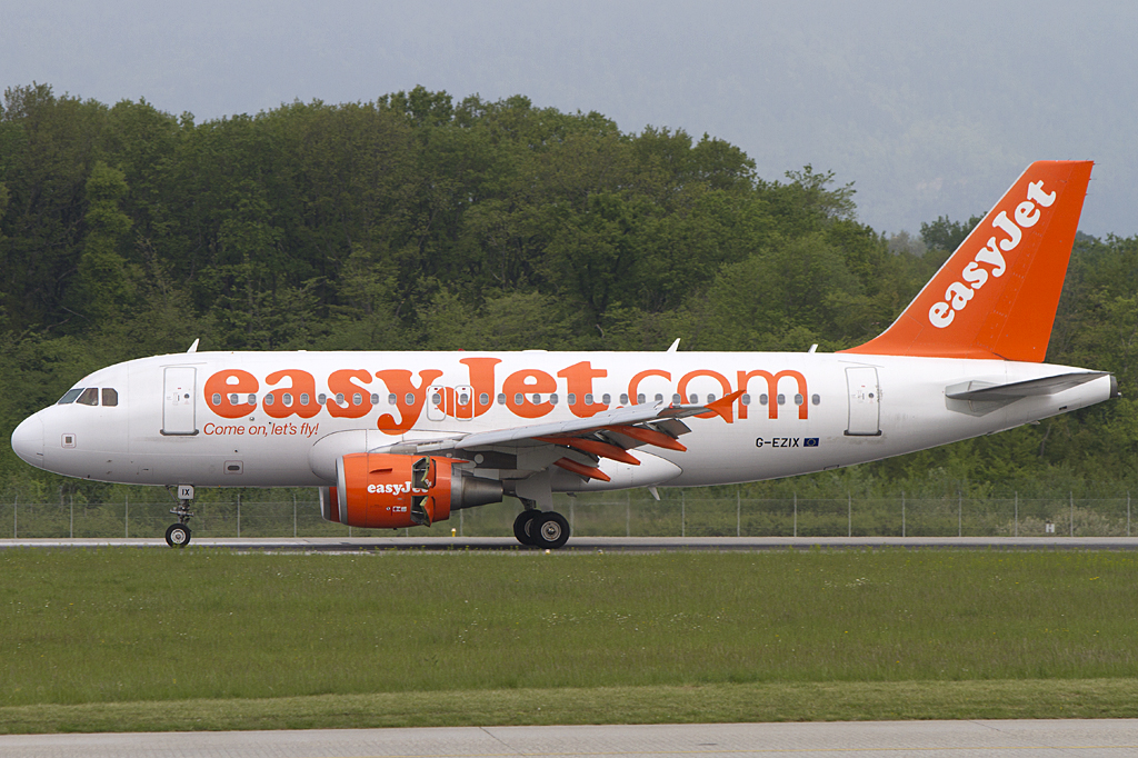 Easy Jet, G-EZIX, Airbus, A319-111, 08.05.2010, GVA, Geneve, Switzerland 


