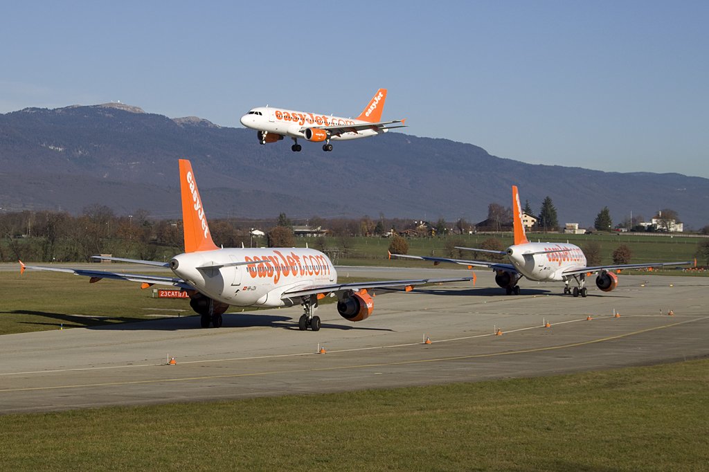 Easy Jet, HB-JZN, Airbus, A319-111, 25.11.2009, GVA, Geneve, Switzerland



