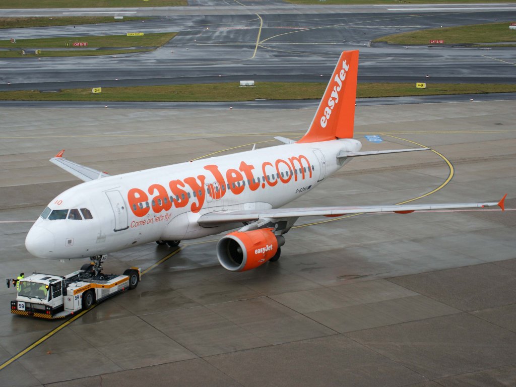 EasyJet, G-EZAO, Airbus, A 319-100, 06.01.2012, DUS-EDDL, Dsseldorf, Germany