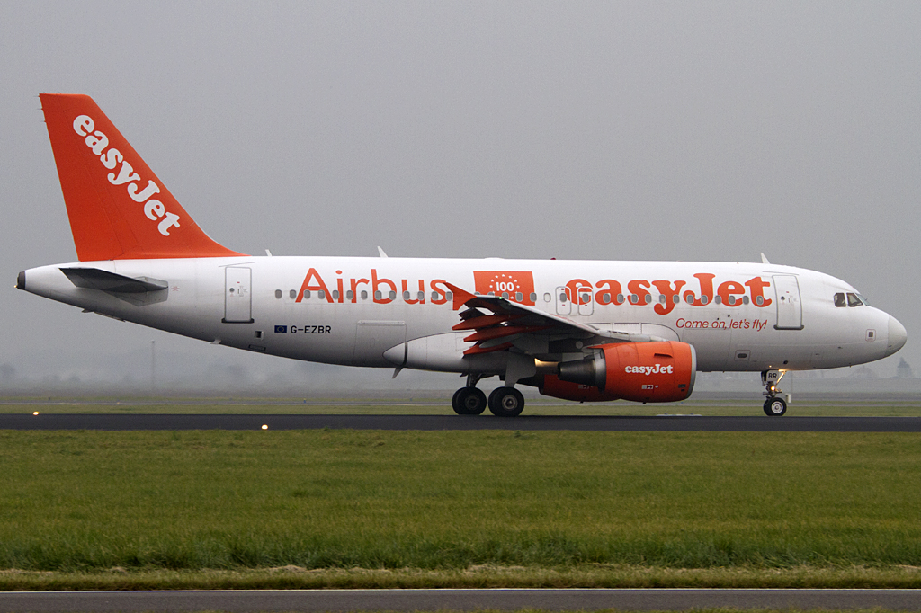 EasyJet, G-EZBR, Airbus, A319-111, 28.10.2011, AMS, Amsterdam, Netherlands
