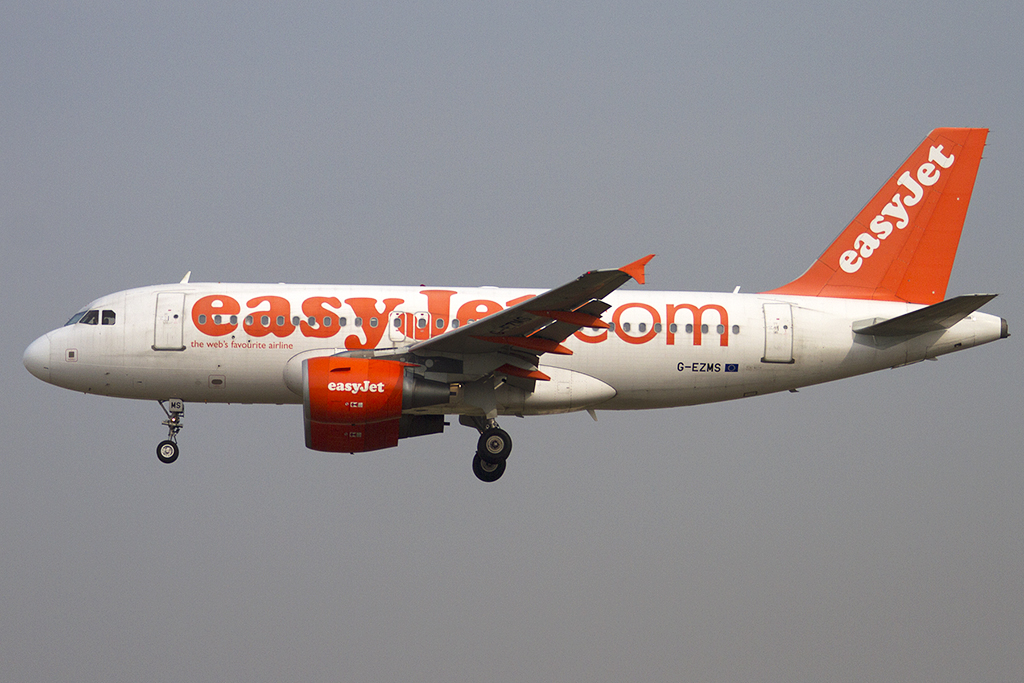 EasyJet, G-EZMS, Airbus, A319-111, 08.09.2012, BCN, Barcelona, Spain 



