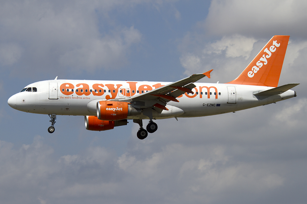 EasyJet, G-EZNC, Airbus, A319-111, 10.09.2010, BCN, Barcelona, Spain 



