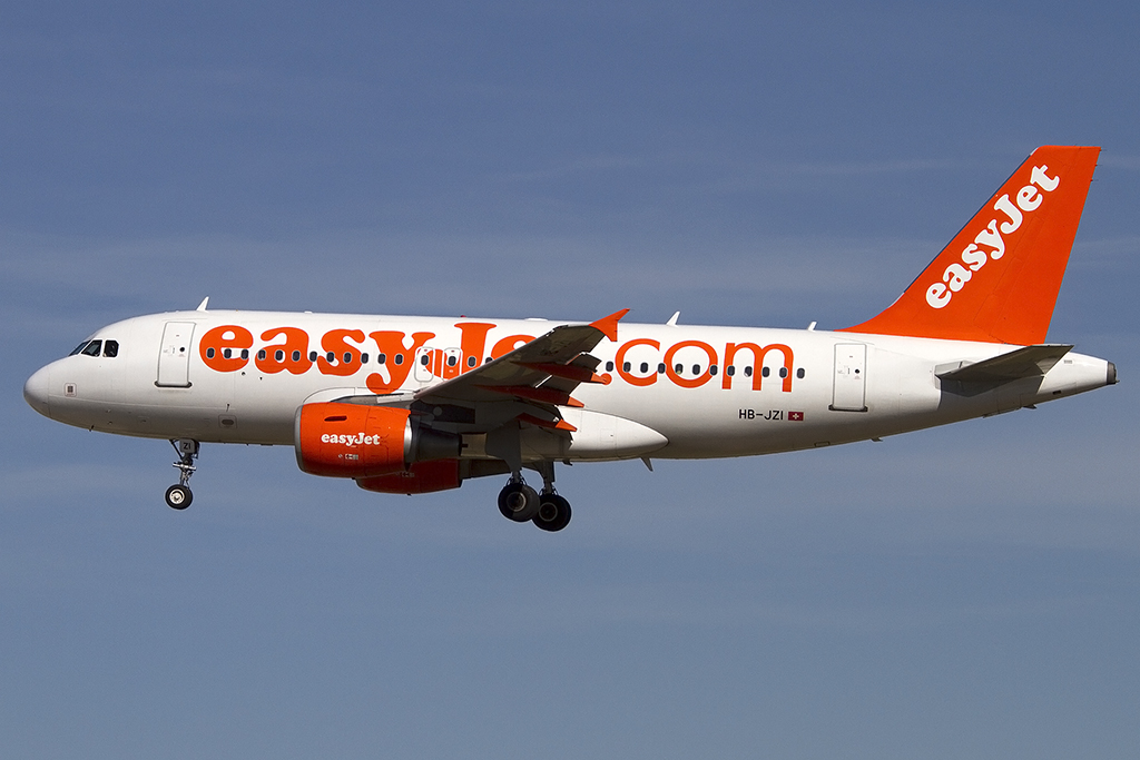 EasyJet, HB-JZI, Airbus, A319-111, 14.09.2012, BCN, Barcelona, Spain 




