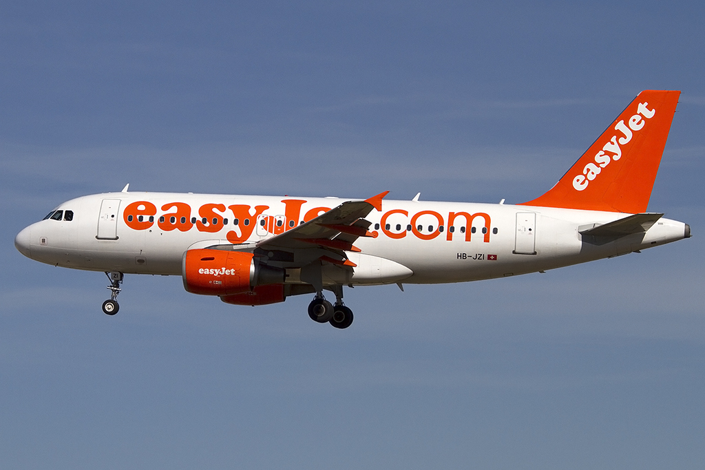 EasyJet, HB-JZI, Airbus, A319-111, 14.09.2012, BCN, Barcelona, Spain 



