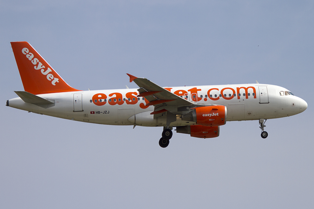 EasyJet, HB-JZJ, Airbus, A319-111, 16.06.2011, BCN, Barcelona, Spain 




