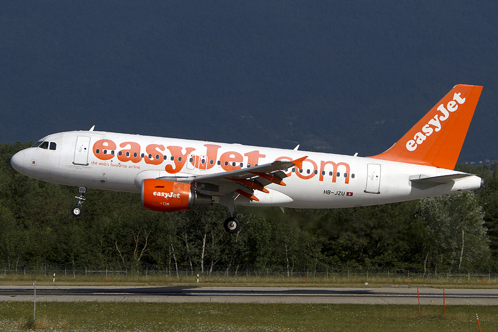 EasyJet, HB-JZU, Airbus, A319-111, 04.08.2012, GVA, Geneve, Switzerland